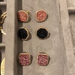 Set of Anthropologie Post Earrings